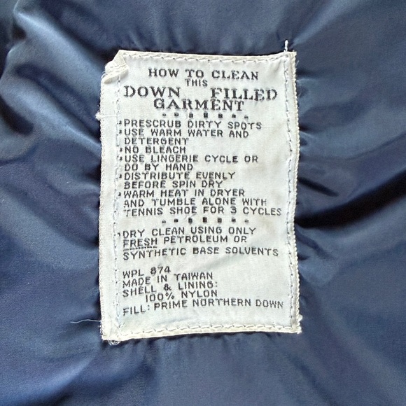 Vintage 1970s Ski Jacket 100% Down Size S - Picture 4 of 9